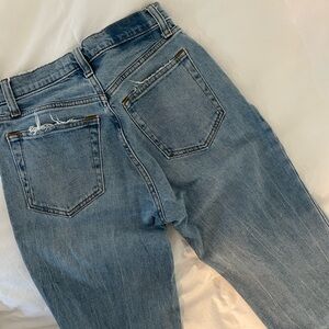 Abercrombie ankle straight ultra high rise jeans
